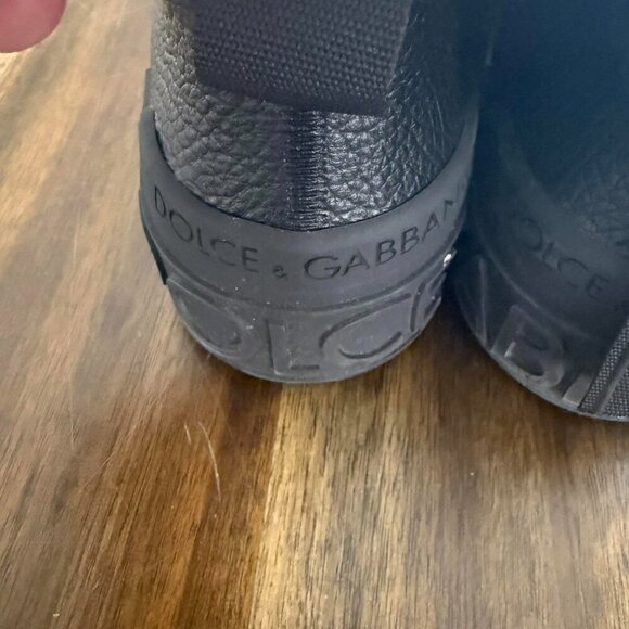 Dolce & Gabbana Alta Bott Sneaker Shoe Size 7 Black - Picture 6 of 9